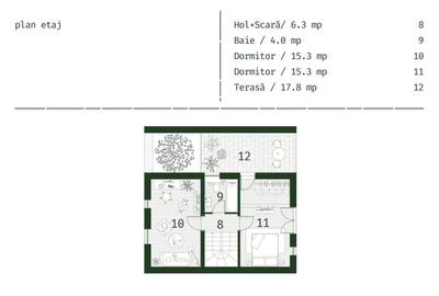 Casă cu 4 camere în Paleu - 11