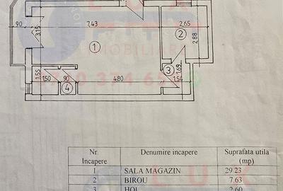 Spațiu comercial, de 54 mp, în Babadag