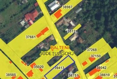 Teren Intravilan Balteni Gorj 820mp - 2