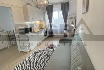 Apartament cu 2 camere semidecomandat, mobilat în Dâmbul Rotund