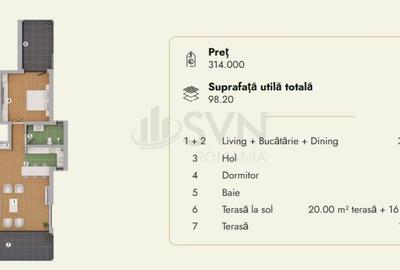 Apartament cu 2 camere decomandat, mobilat în Central - 13