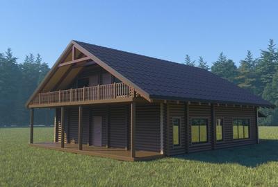 CASA LA MUNTE  LEMN MASIV DE LUX DIN LEMN DE VANZARE cu finalizare in 3 luni, pe - 3