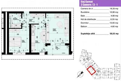 Apartament cu 2 camere decomandat în Grozăvești - 8