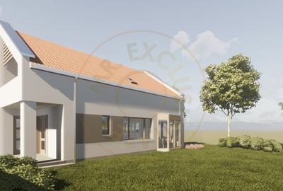 Casa in constructie P+M, Teren 565 mp - Str. George Enescu - Carei - 1