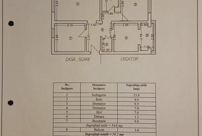 Apartament cu 3 camere decomandat în Central - 6