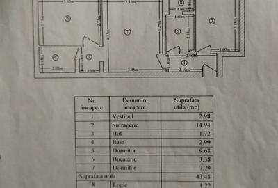 Apartament cu 3 camere semidecomandat, mobilat în Ferentari - 2