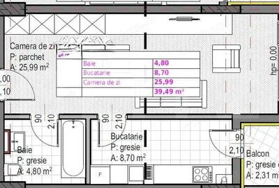 Apartament cu 1 camera + bucatarie inchisa, Soporului aproape de Iulius Mall