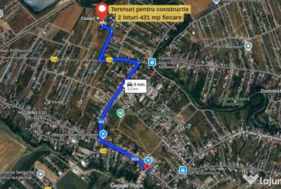 Teren de 431 mp, în Domnești