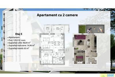Statiunea Mamaia, apartamente 2 camere bloc NOU, vedere la mare si lac - 15