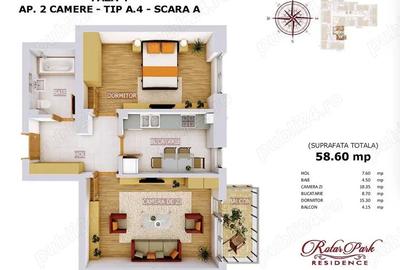 Apartament cu 2 camere decomandat în Militari - 1