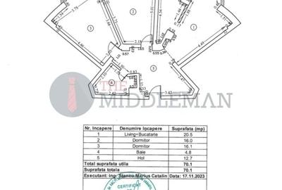 Apartament cu 3 camere - rond  ALBA IULIA - UNIRII - 8