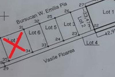 Teren de 1115 mp, în Băneasa