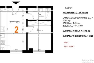 Apartament 2 camere Otopeni Munteniei Park - 5