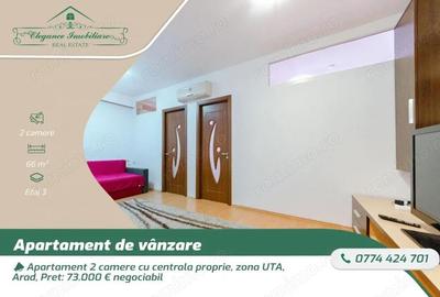 Apartament 2 camere cu centrala proprie, zona UTA, Arad - 6