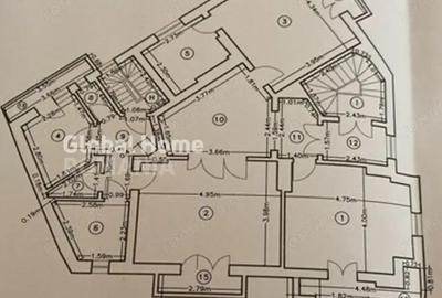 Spatiu birouri - 3 camere | Zona Cismigiu | Et. 2 Cladire Interbelica | 107 MP - 8