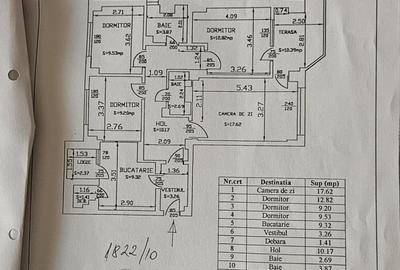 4 Camere Decomandat DE RENOVAT 110 MP Total - 2