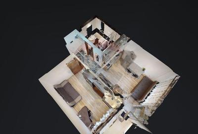 Apartament cu 2 camere semidecomandat, mobilat în Tractorul - 12