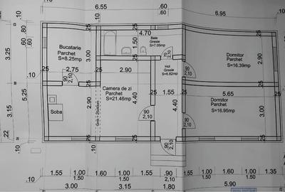 Casă cu 2 camere în Central - 1