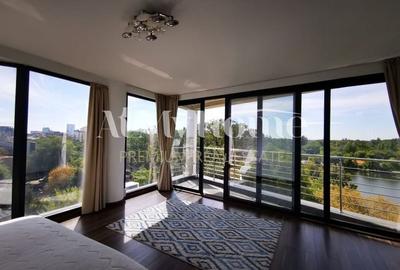 Duplex Spectaculos cu 5 camere, vedere libera Herastrau, mobilat modern, parcare - 12