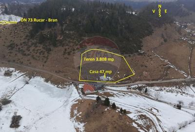 Casă cu 1 camere cu Teren 3808 Mp în Fundata - 3