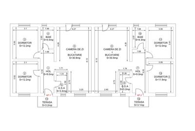 Casă cu 3 camere cu Teren 300 Mp în Dumbrăvița - 2