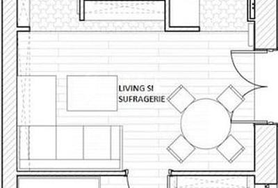 Apartament 2 camere, str Horea - 4