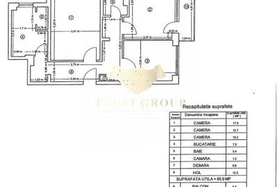 Apartament cu 3 camere decomandat în Parcul Circului - 6