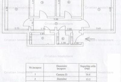 3 cam, 67 mp, Decomandat conf 1, Obor, Mobilat si Utilat - 2