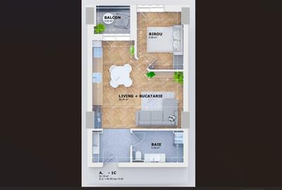 Apartament cu 2 camere decomandat în Tătărași - 2