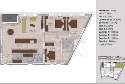 Apartament 4 Camere Timpuri Noi