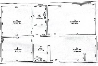 Apartament cu 3 camere decomandat, mobilat în Spitalul Județean - 3