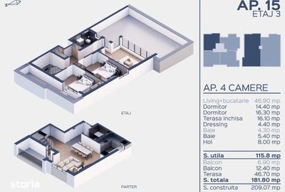 Apartament cu 4 camere în Ghencea - 11