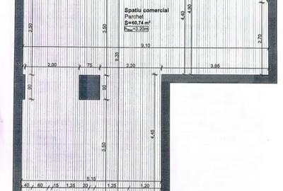 Spațiu comercial, de 65 mp, în Central