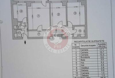 Apartament cu 3 camere decomandat în Rahova - 4