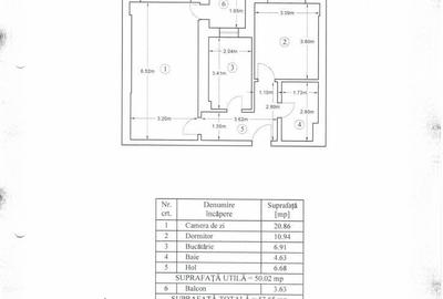 Apartament cu 2 camere în Regie - 9