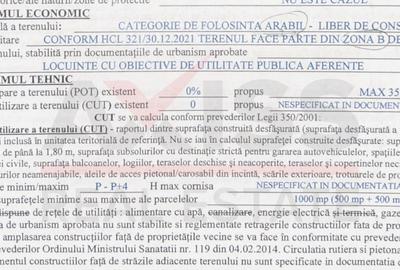 Teren 1000 mp intravilan, utilitati, P+4E, zona canal – Mamaia Nord - 3