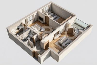 Apartament cu 3 camere semidecomandat, mobilat în Țiglari - 8