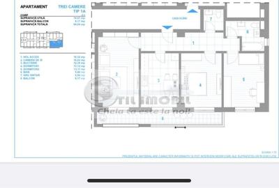 Bloc nou! Ap.3 camere, decomandat,  Bucium-Visan, comision 0% - 8