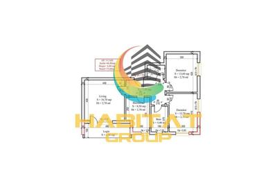 Apartament cu 3 camere decomandat în Titan - 8