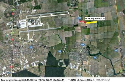Teren de 11480 mp, în Tunari