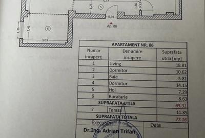 Apartament 3 camere,77.16mp util,Militari Rezident - 5