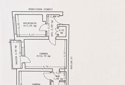 Apartament cu 2 camere semidecomandat în Central - 4