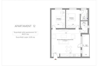 Apartament 3 camere de vanzare Arad - 15