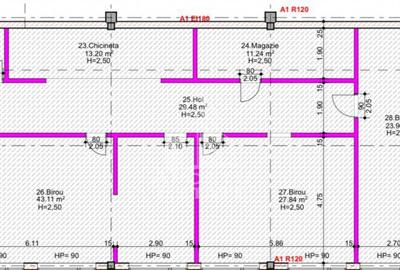 Spatiu pentru birouri, 152 mp, Zona Torontalului - 4