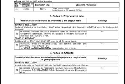 Teren de 115000 mp, în Zăvoaia - 2