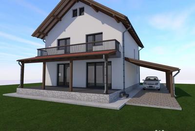 Casă cu 4 camere în Tărlungeni - 17