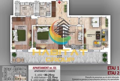 Apartament 3 camere Grigorescu Nou Decomandat finalizare 2026 - 2