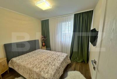 Apartament cu 3 camere semidecomandat, mobilat în Central