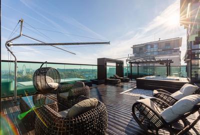 Penthouse cu 5 camere decomandat, mobilat în Floreasca - 9