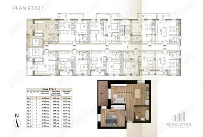 Apartament cu 2 camere decomandat în Central - 1